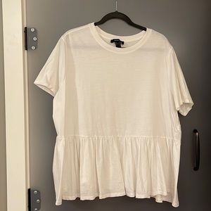 Womens white shirt size 3X wore as cover up!